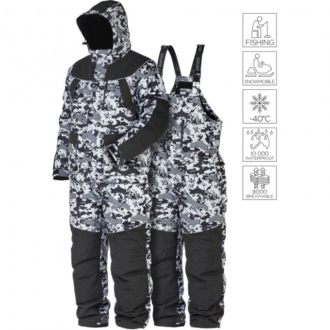 Костюм зимний NORFIN EXPLORER 2 CAMO 03 р.L 350103-L